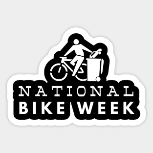 National Bike Week 2018 Love Biking Sticker